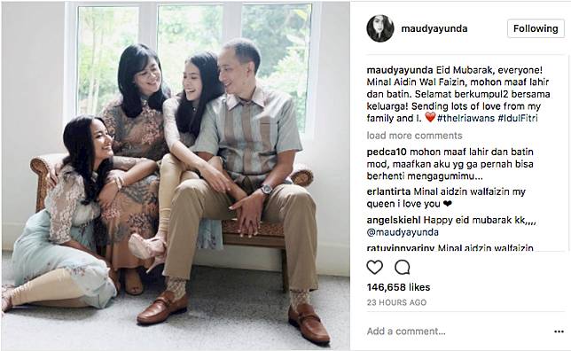 10 Potret Keseruan Seleb Indonesia Rayakan Hari Raya Lebaran 2017. Penuh Senyum dan Tawa!