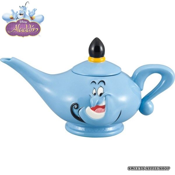 日本限定 迪士尼 阿拉丁 神燈精靈 陶瓷茶壺