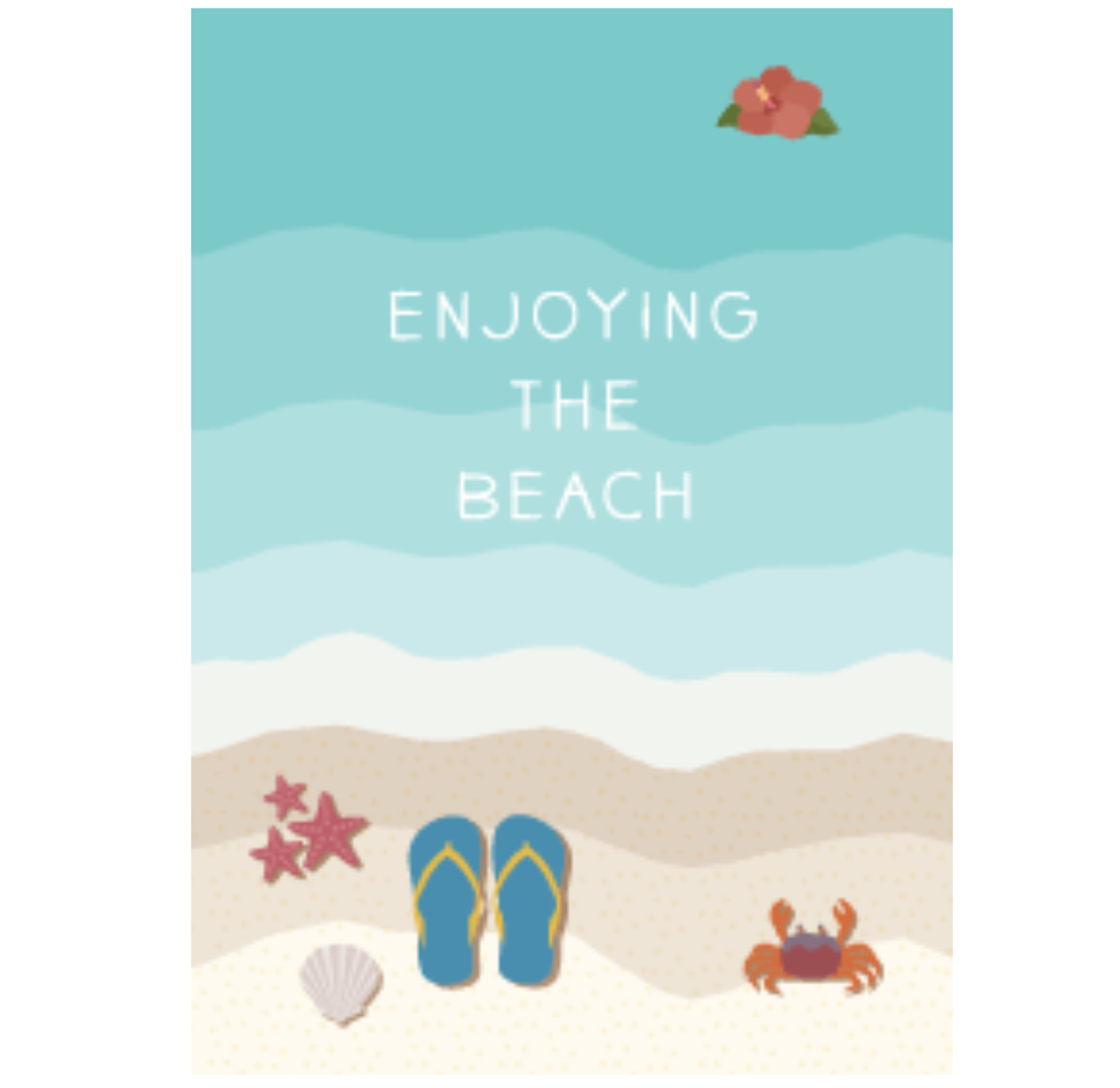 Enjoying the beach !