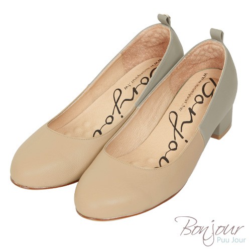 ⚠下單前請先詢問商品庫存請點 # 看更多顏色#3.5cm好走拼色低跟鞋❗手工鞋需專注於品質與細節，無法大量快速製作生產，所以採取現貨+預購的模式販售，訂單成立後隔天開始追加7-30個工作天出貨(不含六