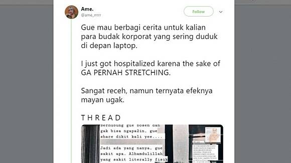 Viral Cuitan Budak Korporat Wanita Ini Sakit Leher Karena Bekerja