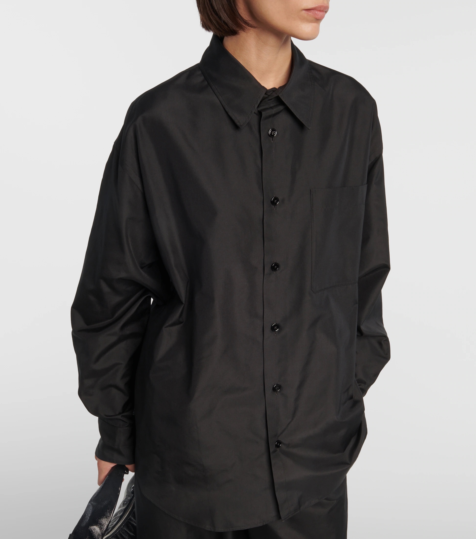Lemaire Oversized silk shirt