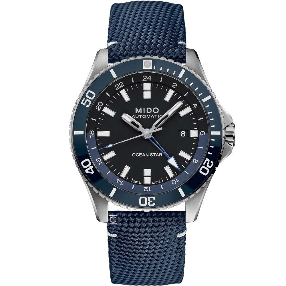 原廠公司貨，瑞士製造陶瓷錶圈、藍寶石水晶鏡面GMT雙時區功能、80小時動力儲存料號：M0266291705100