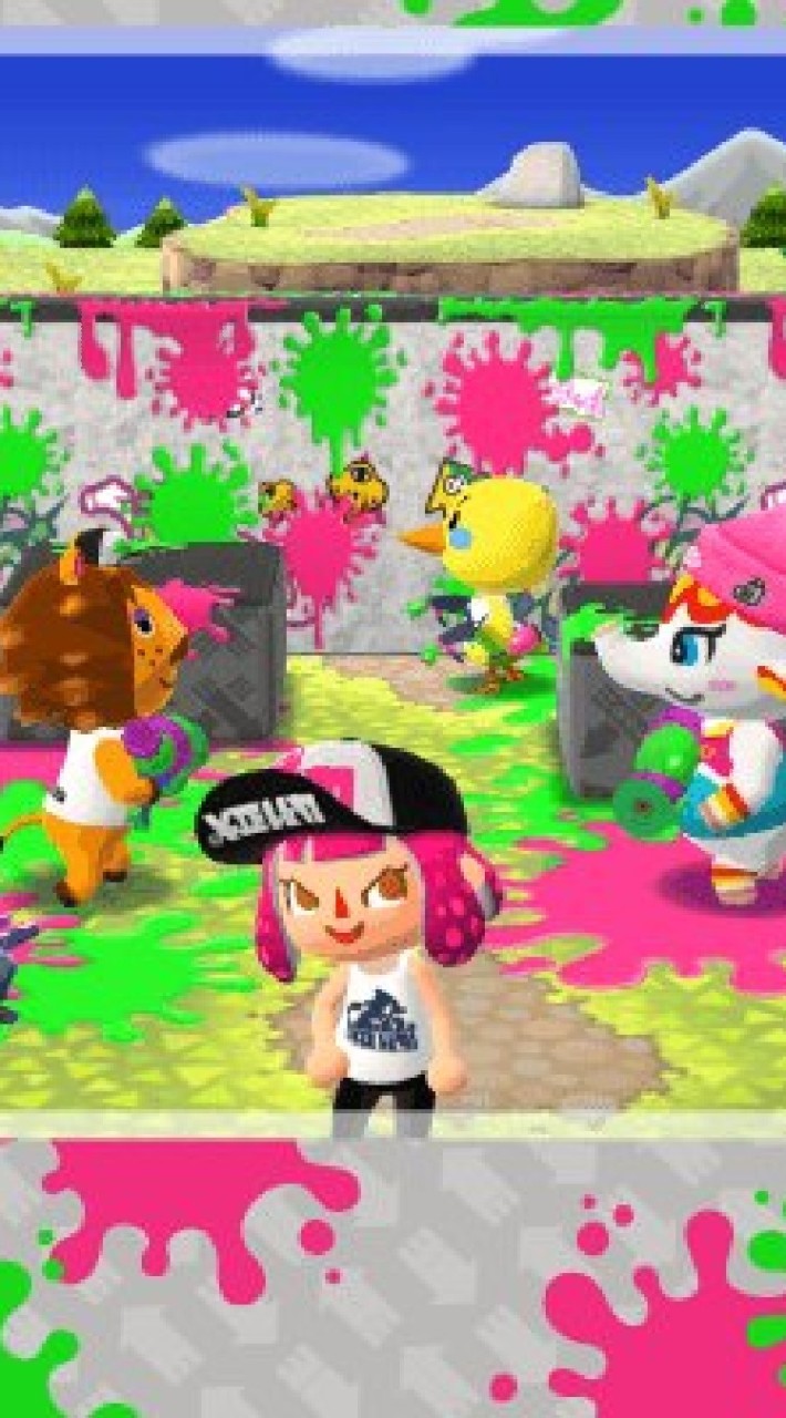 あつ森，スプラ通信プレイやろうぜ!