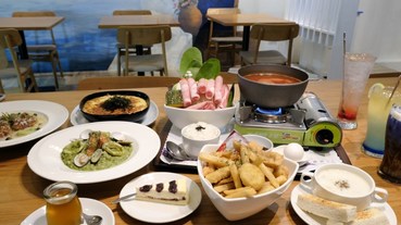 努逗風味館 嘉義店，地中海風情複合式餐廳，義大利麵、焗飯、火鍋都有！