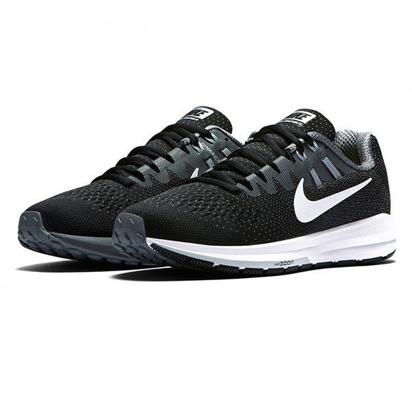 NIKE WMNS AIR ZOOM STRUCTURE 20 女鞋 跑鞋 黑 灰 【運動世界】 849577-003