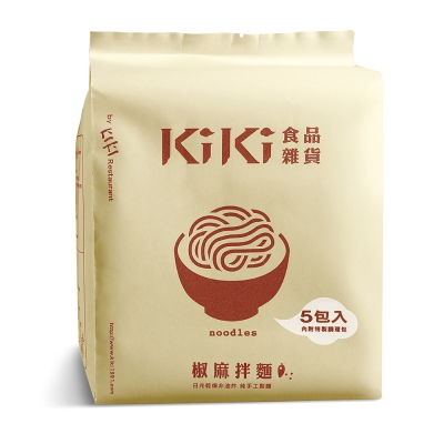 KiKi食品雜貨 椒麻拌麵(5包/袋)