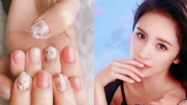 人擠人賞花不如就畫在指尖上吧~周末就來預約美甲師