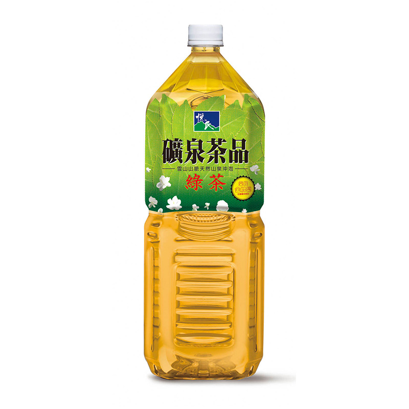 悅氏綠茶微甜Pet2000ml