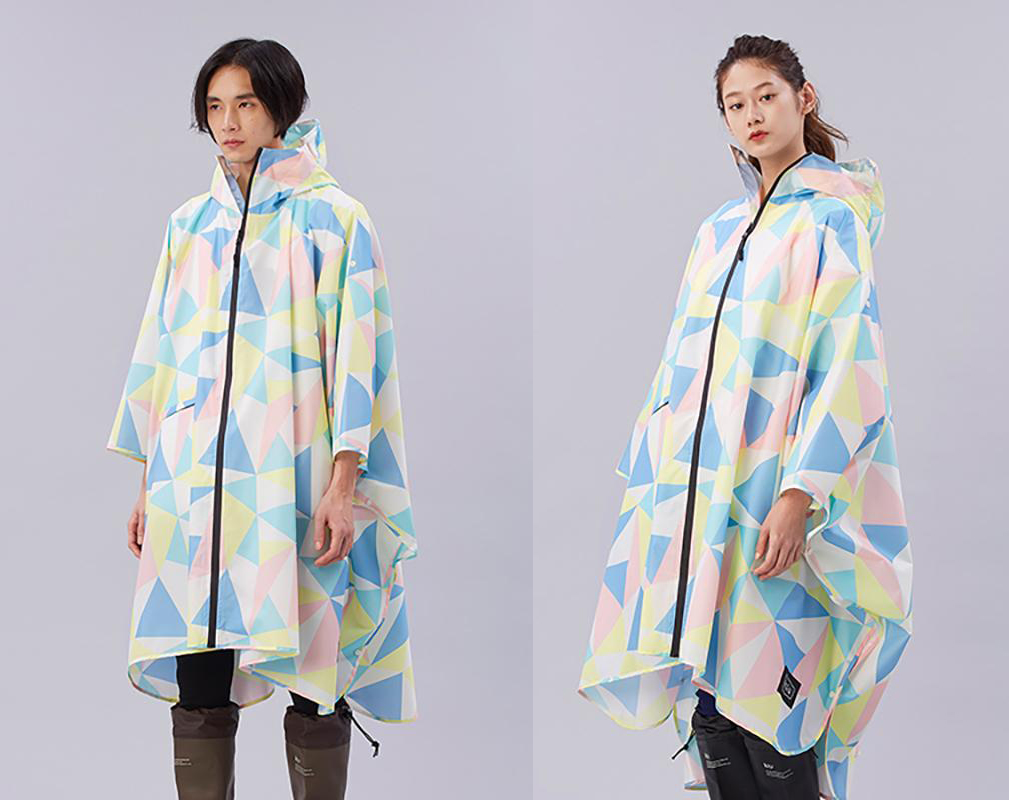 時尚雨衣推薦1. 萬花筒 空氣感雨衣