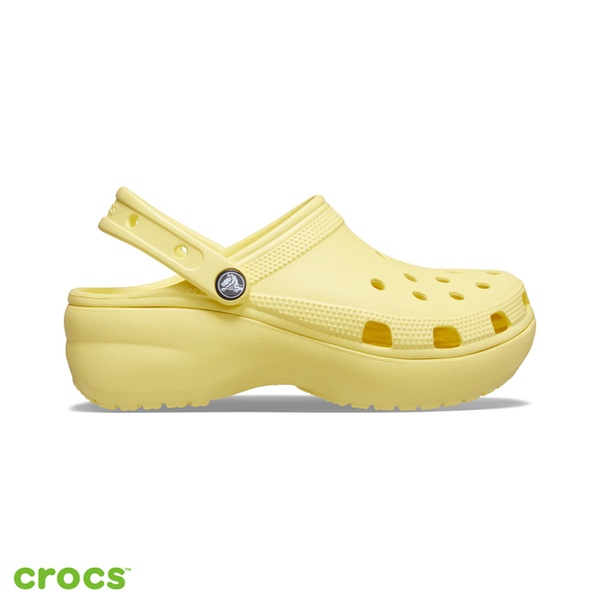 Crocs 卡駱馳 (女鞋) 經典厚底克駱格-206750-7HD