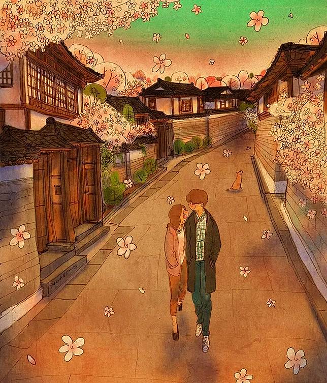 71 Gambar Ilustrasi Romantis Pasangan Terbaru