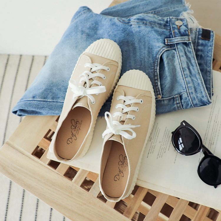 帆布鞋 穆勒鞋 餅乾鞋 奶茶色 奶茶色帆布鞋