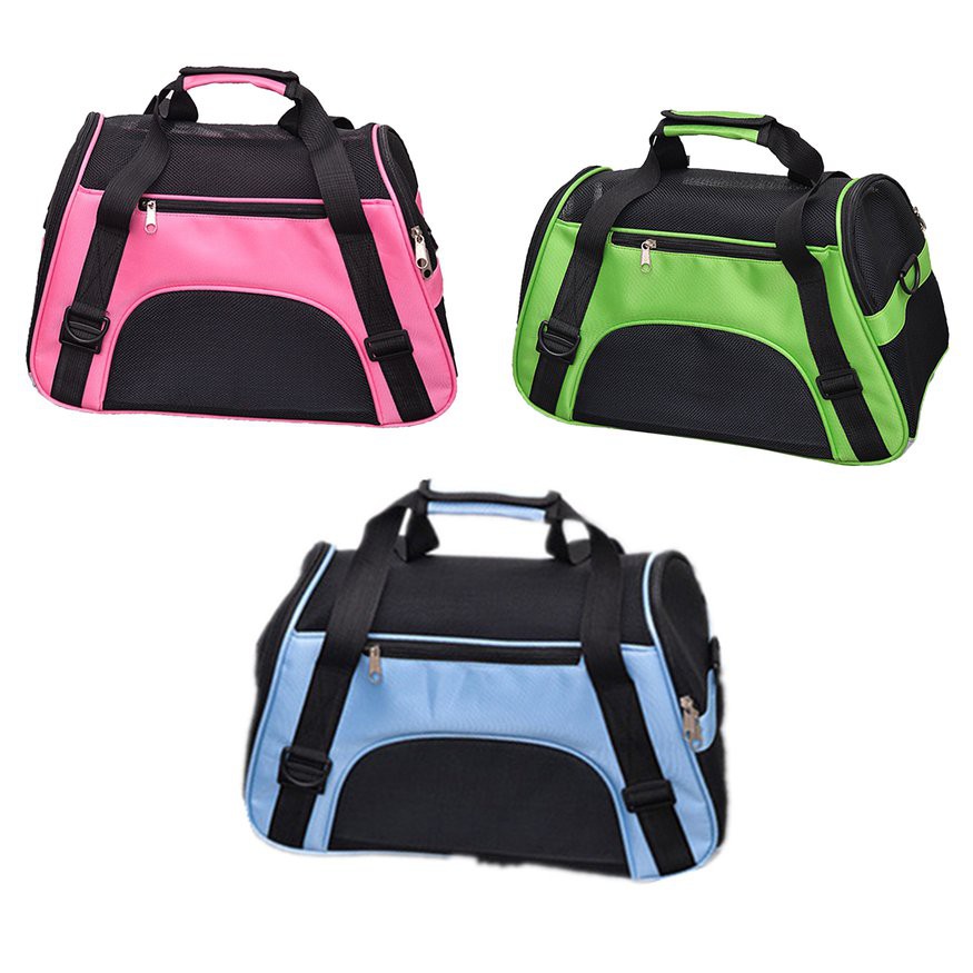 特點：1.網眼面板允許貓狗在提籃安全範圍內觀察其周圍環境。2.安全帶帶扣可以使安全帶束縛在車內。3.安全帶帶扣允許車輛用安全帶約束攜帶者。這種寵物背囊由耐用，輕便，防水的尼龍和網狀材料製成。4.有很多