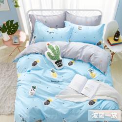 ◎MIT製造，親膚好眠|◎被套AB版設計|◎SGS安全檢驗合格種類:被套類型:被套床包組規格:雙人主材質:棉材質說明:頂級40支高密度精梳純棉組合件數:4件組枕套尺寸:美式信封枕套x2─45x75公分