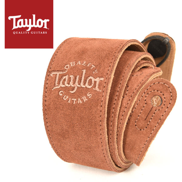 小叮噹的店 Taylor 62003 麂皮 吉他背帶 巧克力色