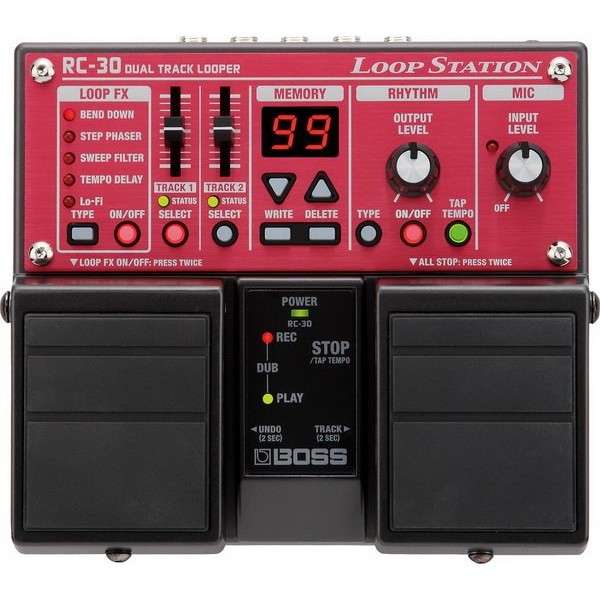 ★BOSS RC-30 Loop Station 樂句循環工作站 效果器 RC-30！★BOSS慶祝Loop Station推出10週年之際，推出全新的RC-30樂句循環工作站。 RC-30是雙踏板多