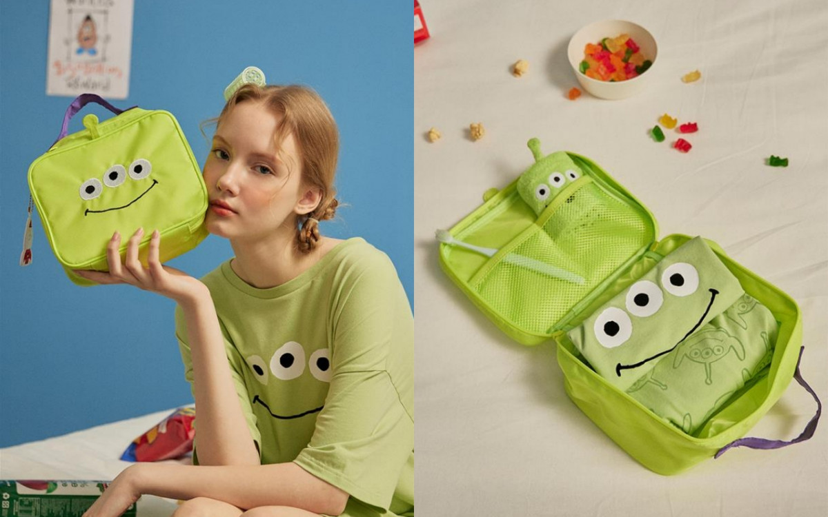 「CACO x迪士尼聯名系列」推薦：三眼怪居家套裝，售價NT.1090元