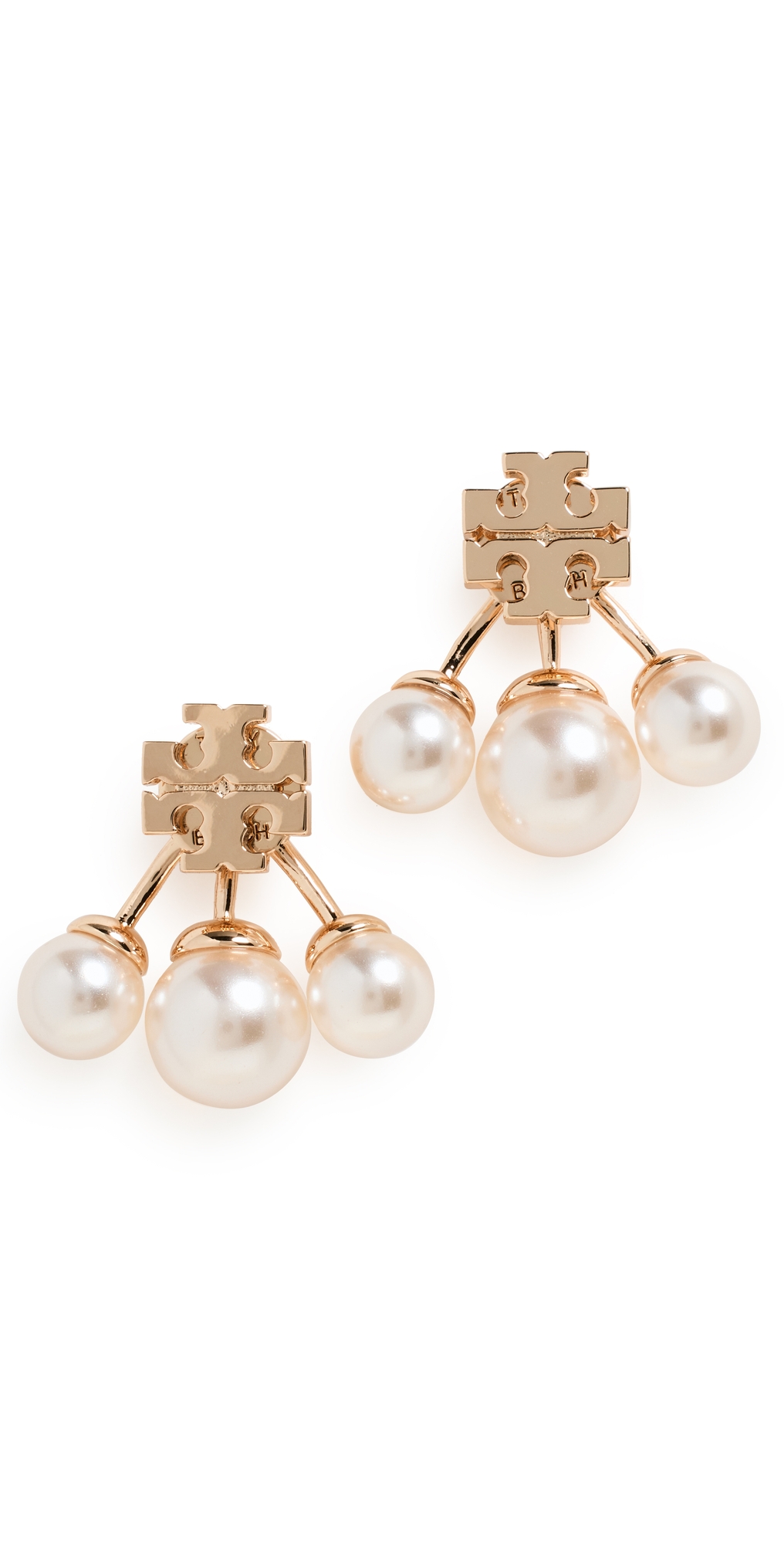 Tory Burch Kira Pearl Front-Back Earrings