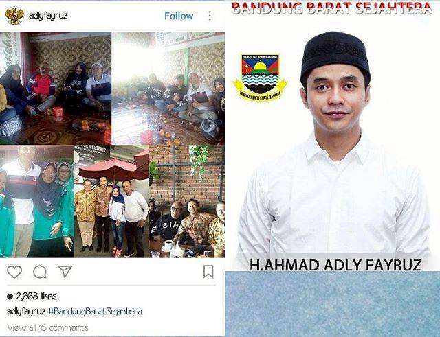 Calonkan Bupati di Bandung Barat, Netizen Sibuk Tanyakan Hal Ini pada Adly Fairuz!