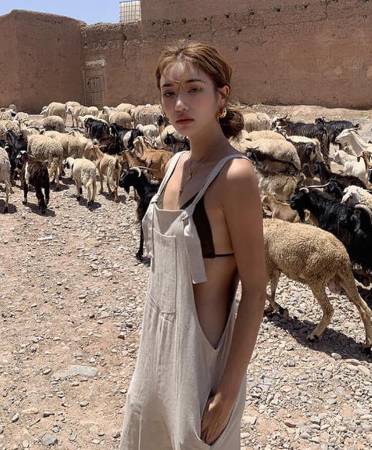 ＊正韓,韓貨,韓國追加＊棉麻吊帶褲