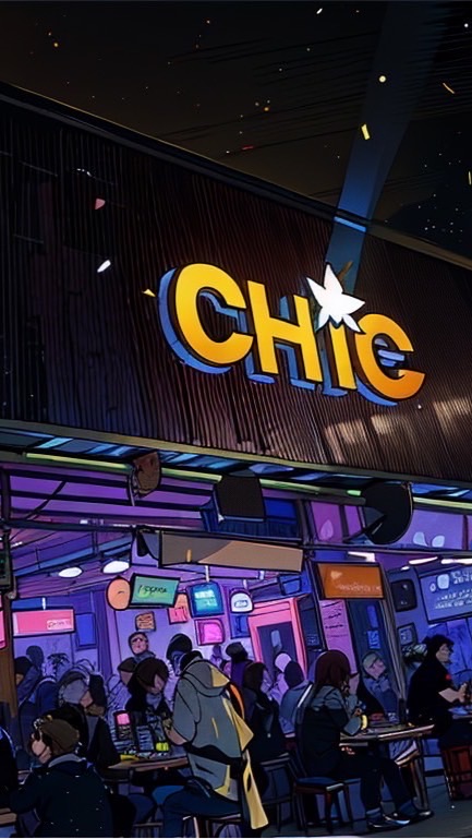 Chic bar ตลาดเรือบิน