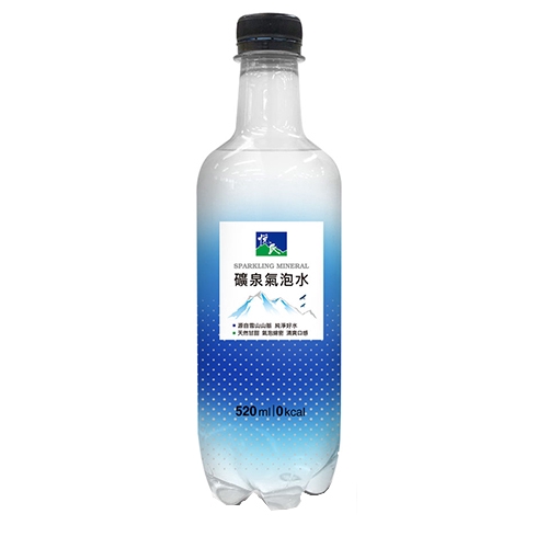 悅氏礦泉氣泡水520ml【愛買】