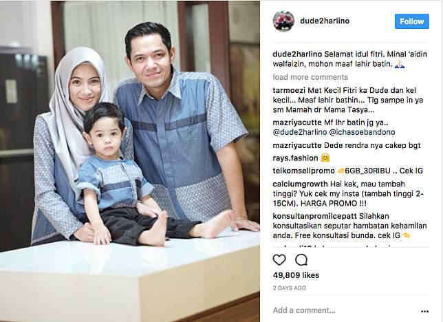 Gaya Lucu 5 Anak Selebriti di Hari Lebaran 2017