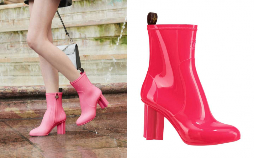 LOUIS VUITTON Rubber Silhouette ankle boots／29,500元（圖／品牌提供）