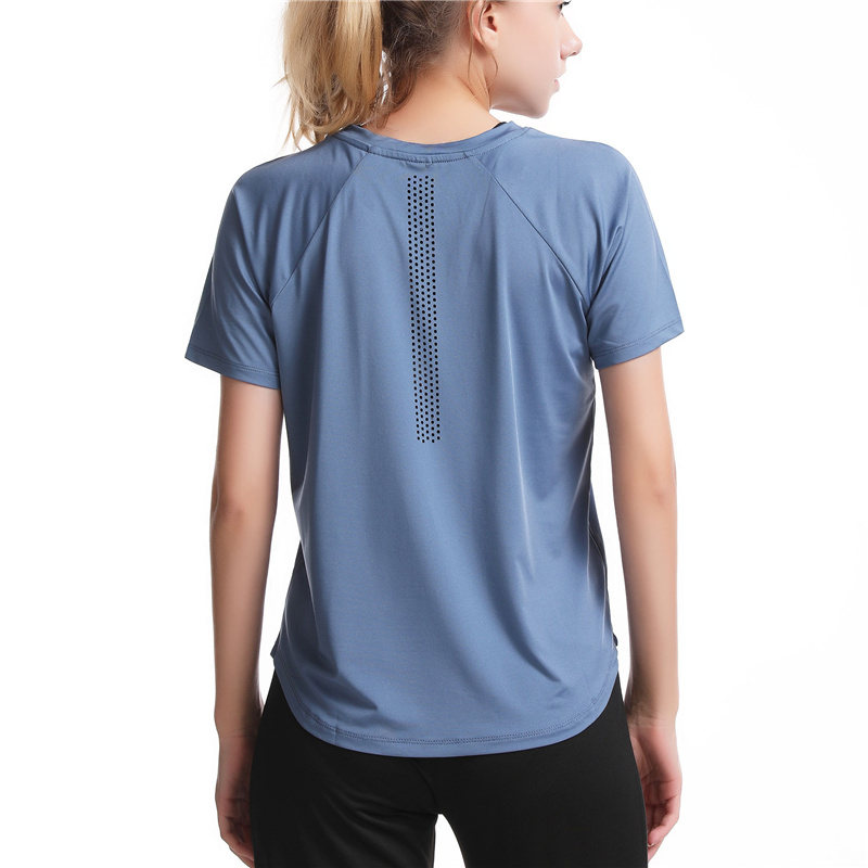 大碼運動上衣女寬鬆跑步胖mm速乾T恤瑜伽短袖夏薄款跑步健身服