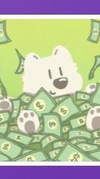 老天拿錢丟我💴女孩向錢衝