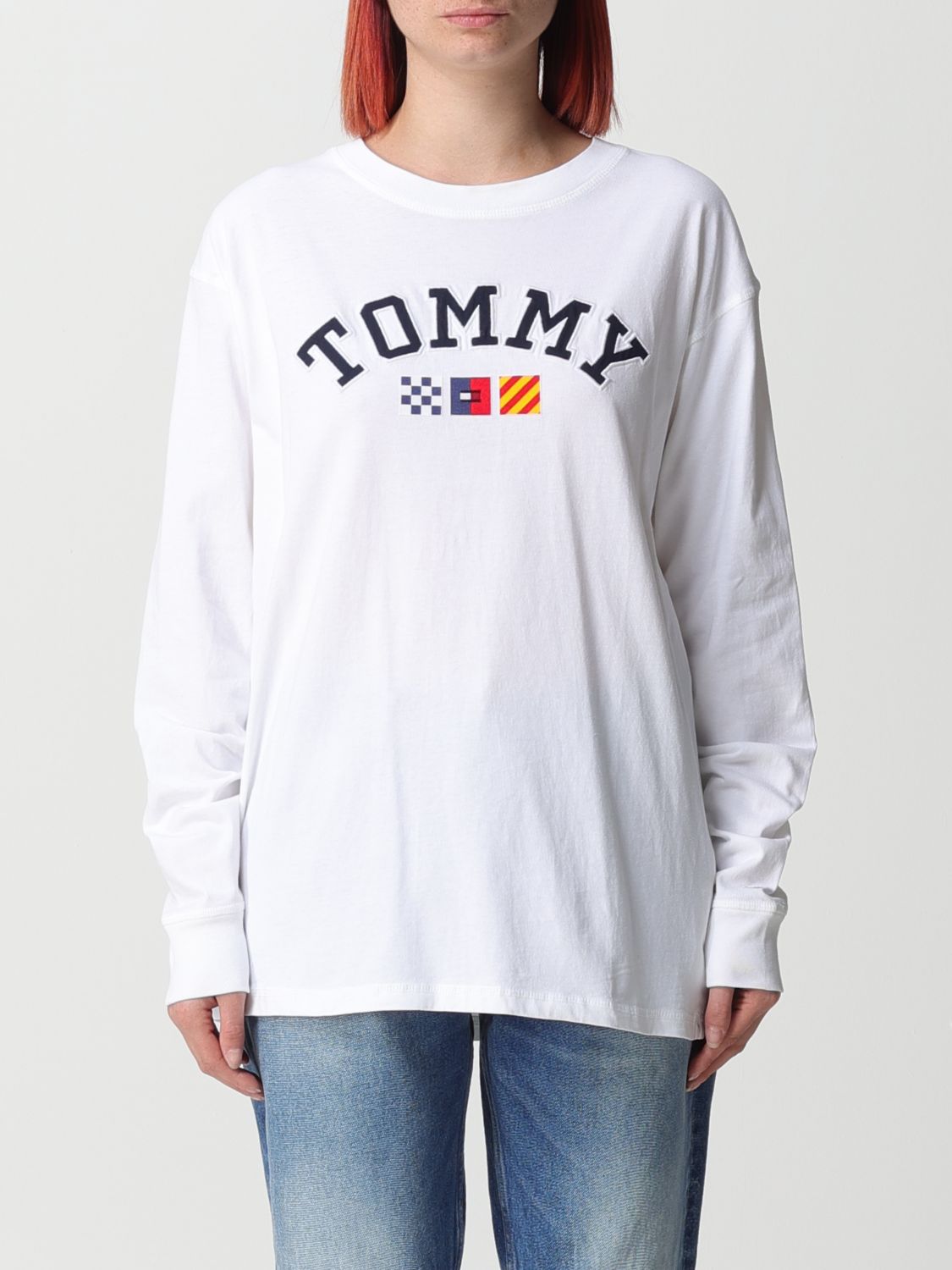 T-Shirt TOMMY JEANS Woman colour White