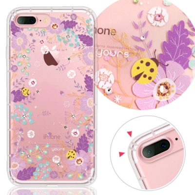 奧地利進口水鑽 四角雙氣墊,緩衝撞擊力 攝像鏡頭孔精準縷空，不影響使用 i7+/i8+/蘋果/5.5吋 i7Plus / i8Plus