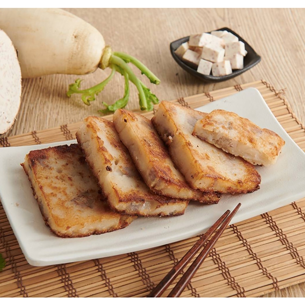 【你最蒸粿坊】黑糖涼糕+牛奶涼糕+紅豆涼糕+甜心歐蕾可可糕(500g/條各1)+港式蘿蔔糕+黑秈糙米蘿蔔糕(1000g/條各1)