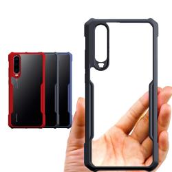 ◎背蓋超透光高強度壓克力設計|◎保護愛機又有裸機質感|◎側邊為微軟TPU好裝不鬆脫種類:手機殼/套類型:手機殼適用系列:P系列適用型號:HUAWEI華為P30材質:塑膠/矽膠/橡膠顏色:黑色系,紅色系