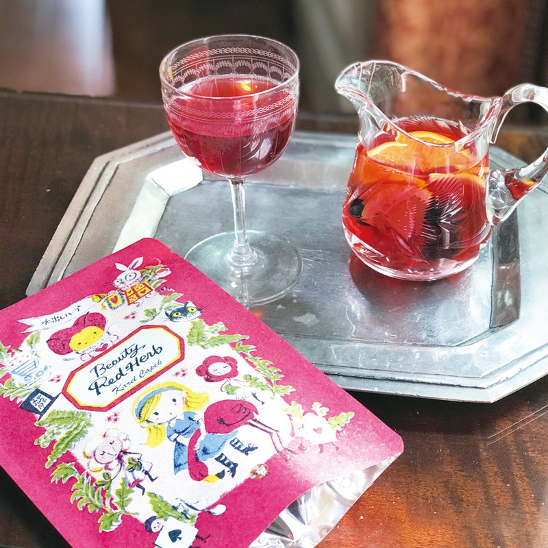 日本KarelCapek山田詩子紅茶店 大茶袋 - 紅色草本花草茶 冰茶 X8PC 【現貨】