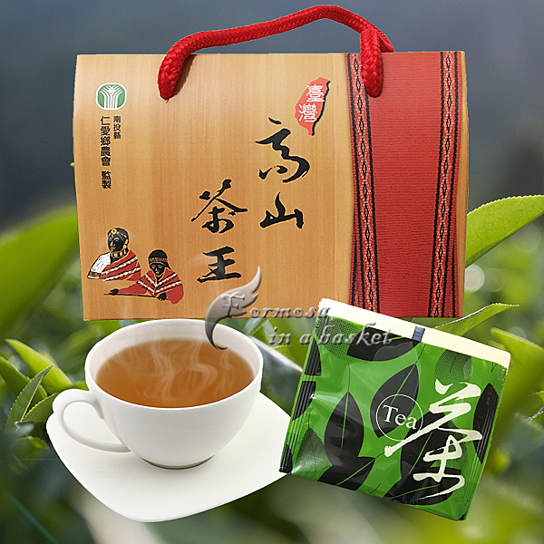 台灣高山茶的第一品牌高山茶王n監製的高品質茶葉n每盒皆有農會監封