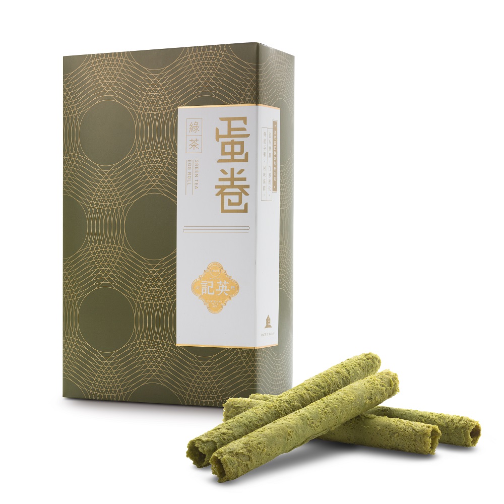 【英記餅家】綠茶蛋卷