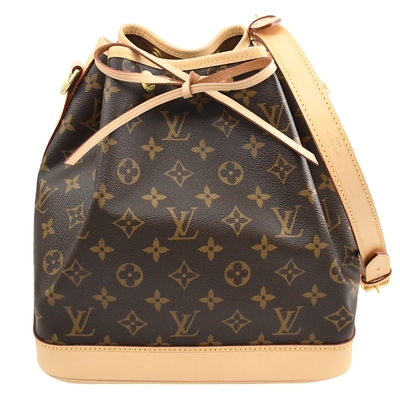 LV M40818 PETIT NOE 經典花紋束口水桶包