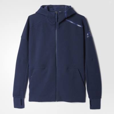 ADIDAS Z.N.E HOODY APPAREL 太空棉 藍色 連帽外套 S94806