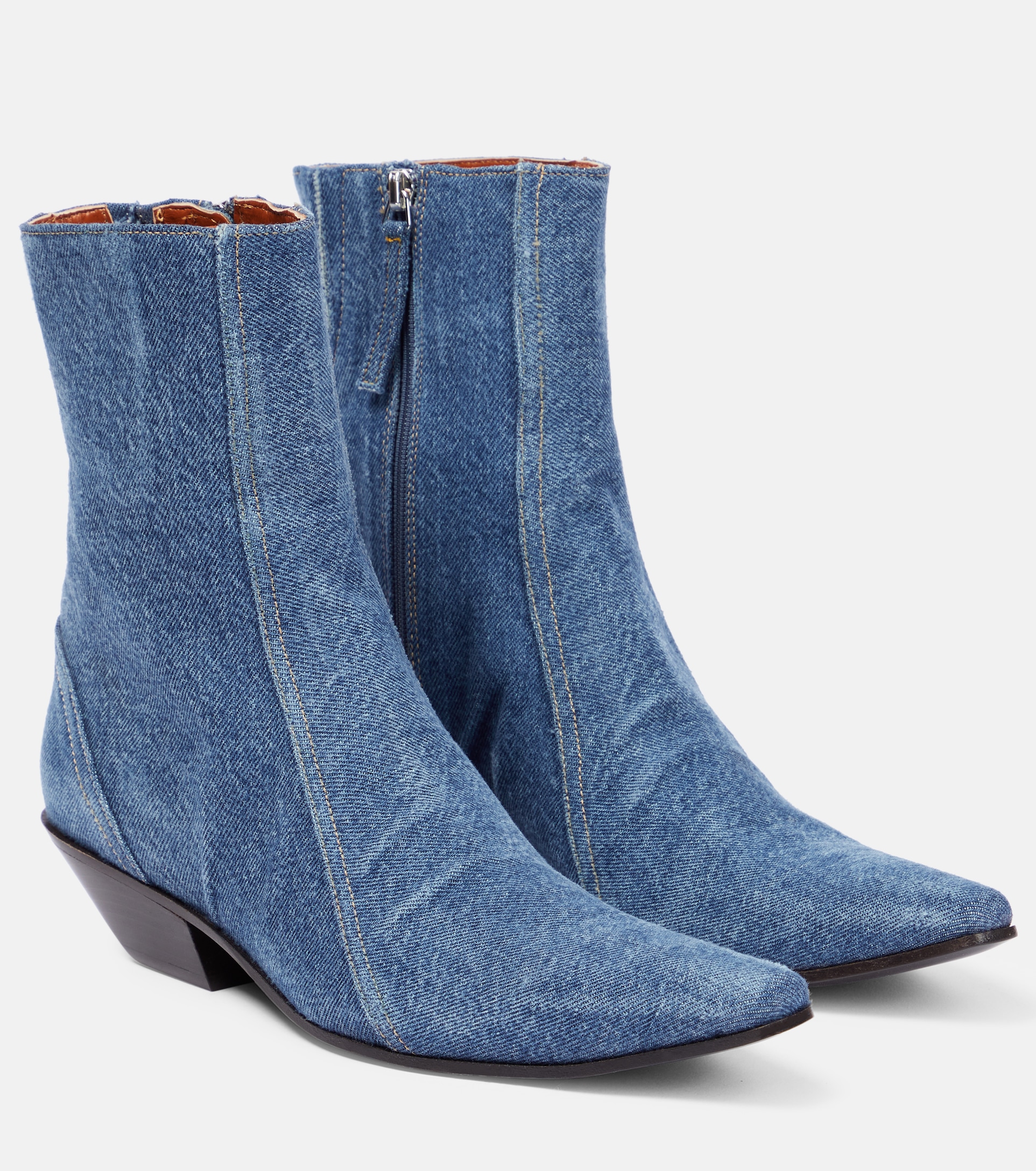 ACNE STUDIOS Denim ankle boots