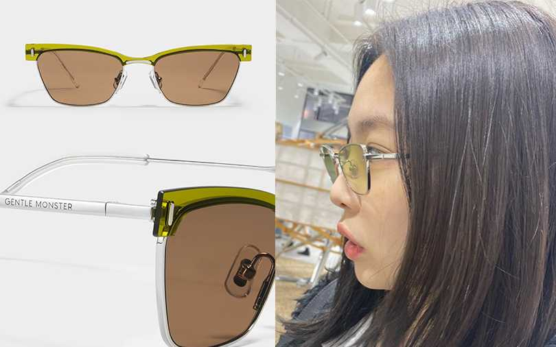 （左）Gentle Monster KALO款式/NT10,220（圖／jennierubyjane IG）