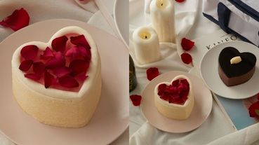 滿滿玫瑰花瓣愛心千層太浪漫！Lady M七夕情人節推出「 玫瑰千層、皇冠巧克力」 限定組合