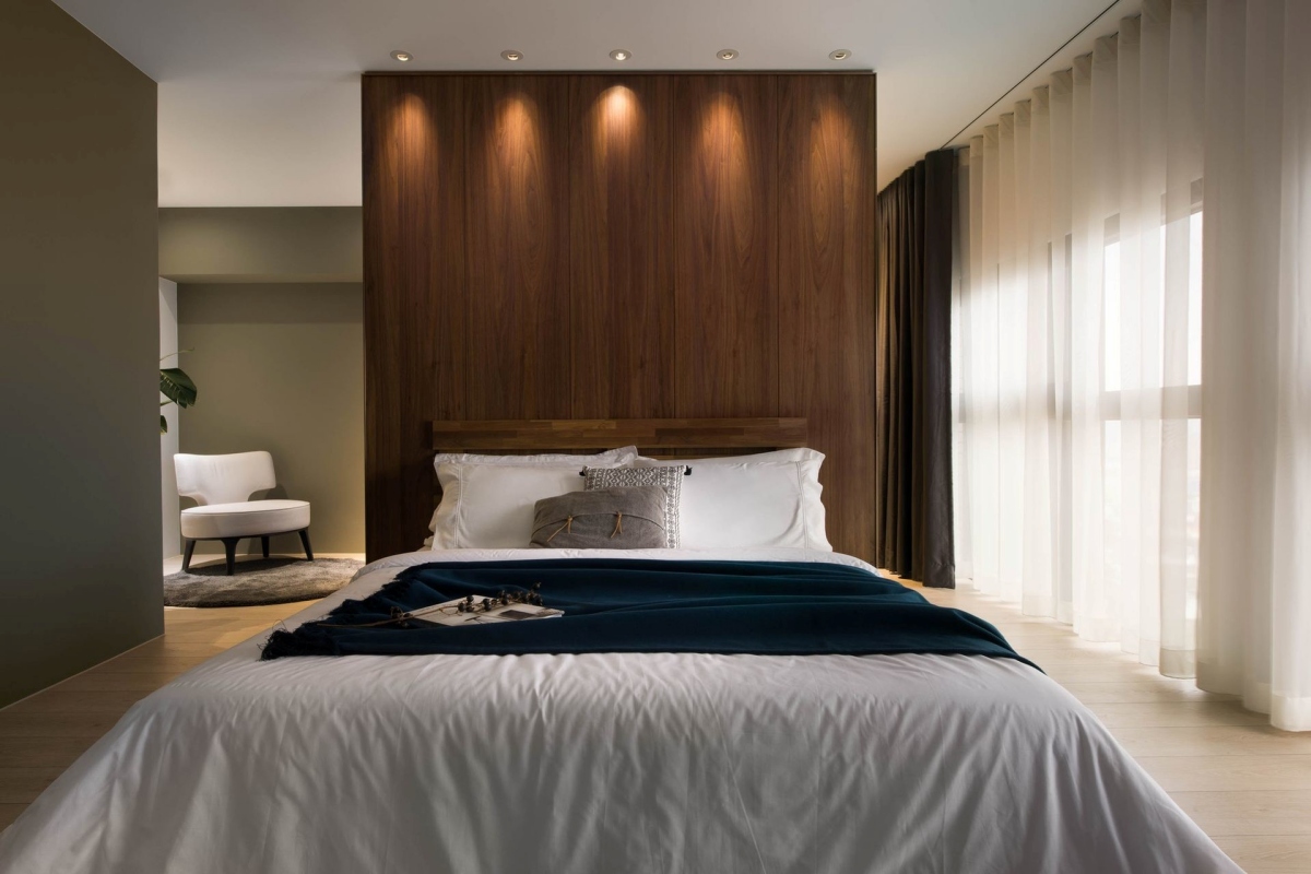 床頭設計；臥室設計；室內設計；居家裝潢