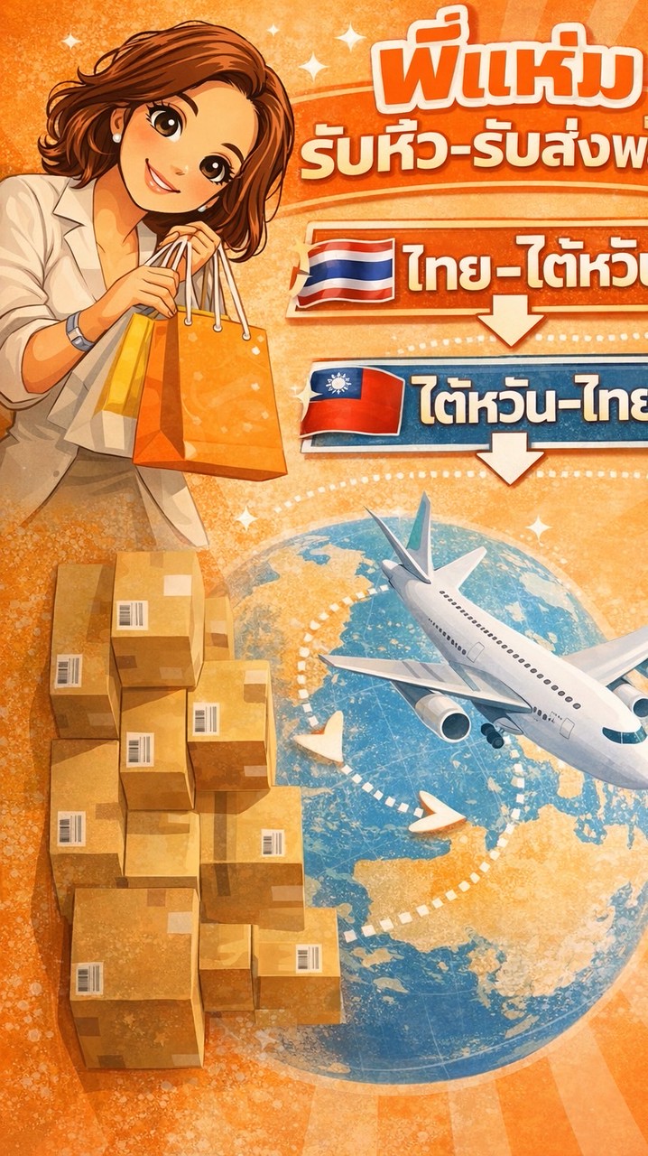 พี่แหม่มรับหิ้ว-รับส่งพัสดุไทยไต้หวัน🇹🇭🇹🇼