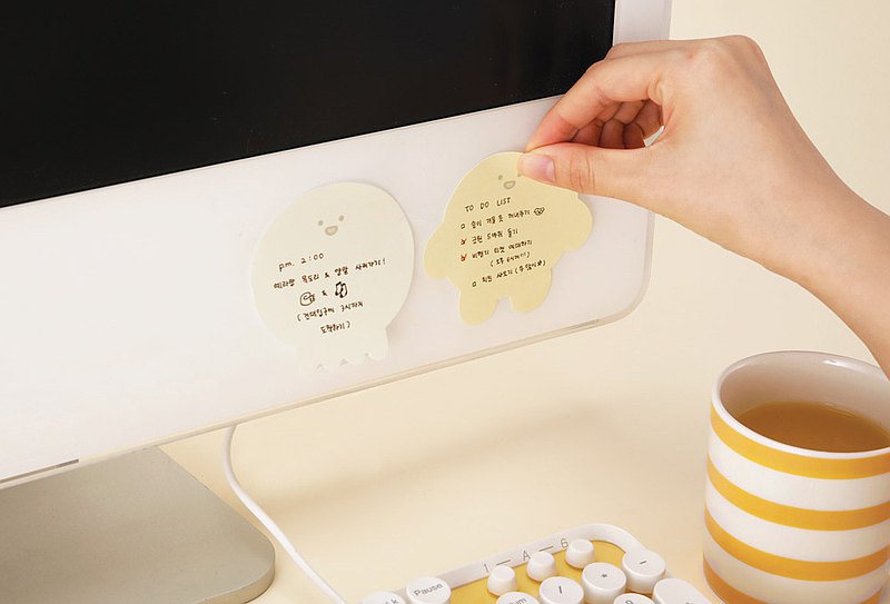 DowDow 造型便利貼3種(DowDow, MowMow, 酪梨Mow)