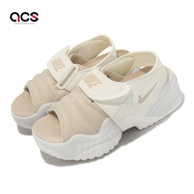 Nike 涼鞋 Wmns Adjust Force Sandal 女鞋 奶茶 Y2K 可拆綁帶 厚底 DV2136-101