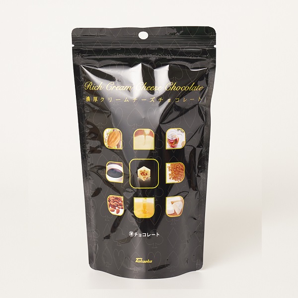 賞味期 2020.09.30 54g 日本原裝進口 知名日本品牌-高岡食品 香濃的奶油起司風味巧克力 還有噴香的堅果碎粒內餡 小朋友最愛的零食 獨立包裝方便隨身攜帶喔~! 每天晚上8點前下標結帳商品，