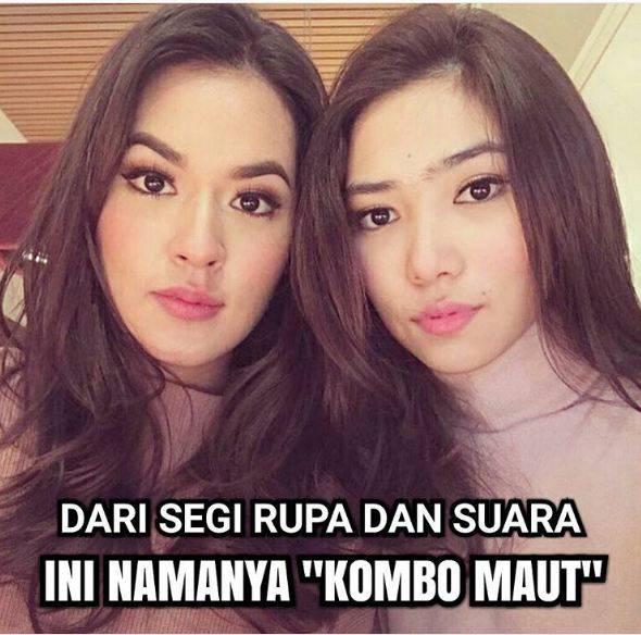 10 Meme Raisa vs Isyana Ini Bikin Susah Milih Deh