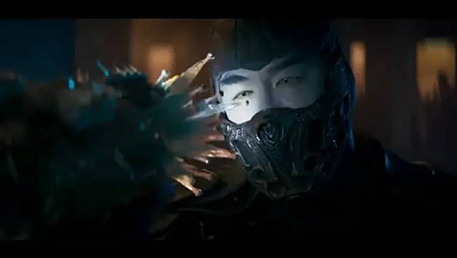 Joe Taslim sebagai Sub-Zero di Mortal Kombat. (Warner Bros. Pictures via YouTube HBO Max)